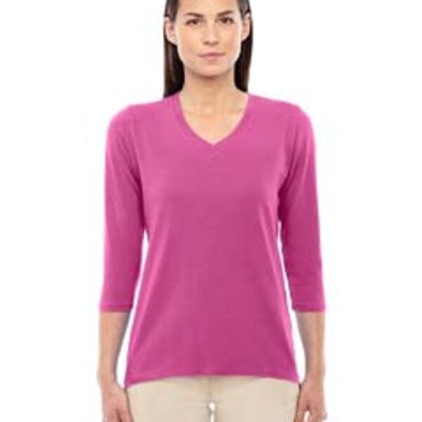 Ladies' Perfect Fit™ Bracelet-Length V-Neck Top Thumbnail